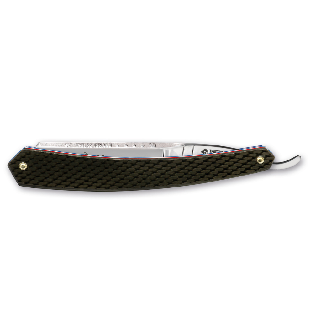 Thiers Issard Historic 'La Legende' Straight Razor 6/8" Carbon Fiber Carbon Steel.