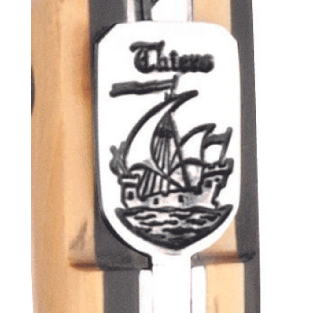 Thiers Issard Le Thiers Pocket Knife Juniper Wood Stainless Steel 11 cm.