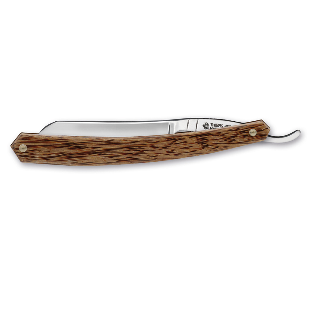 Thiers Issard Palmwood Straight Razor 6/8" Carbon Steel