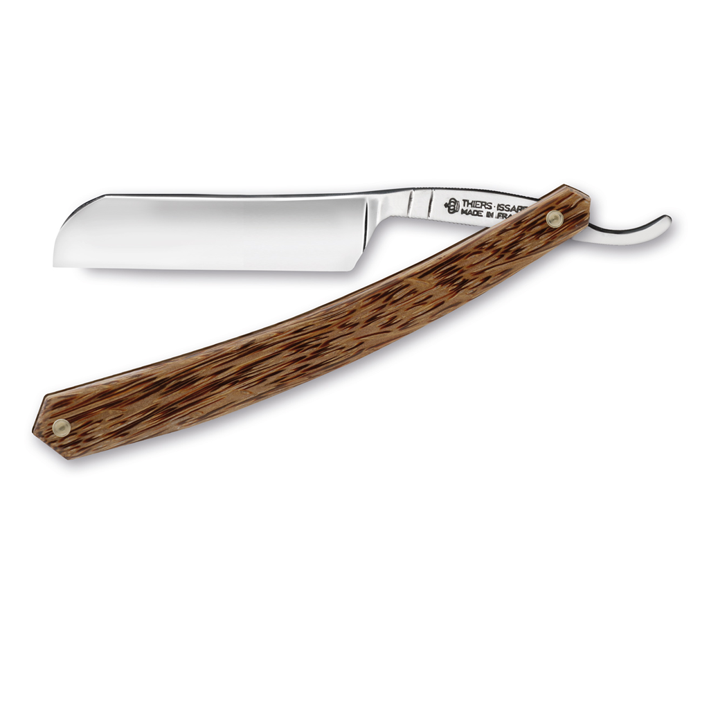 Thiers Issard Palmwood Straight Razor 6/8" Carbon Steel