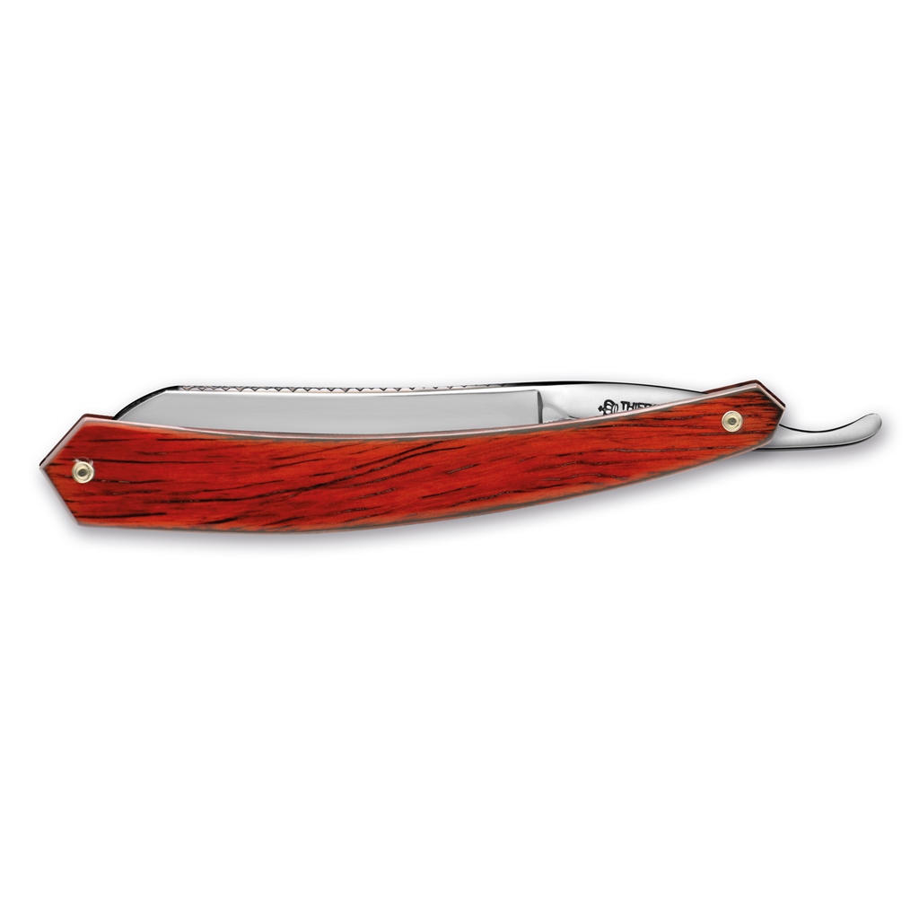 Thiers Issard Red Stamina Straight Razor 7/8&quot; Carbon Steel