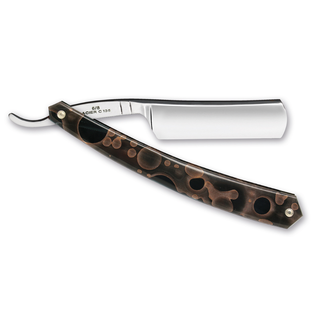 Thiers Issard 'Spartacus' Straight Razor 6/8" Composite Carbon Steel.