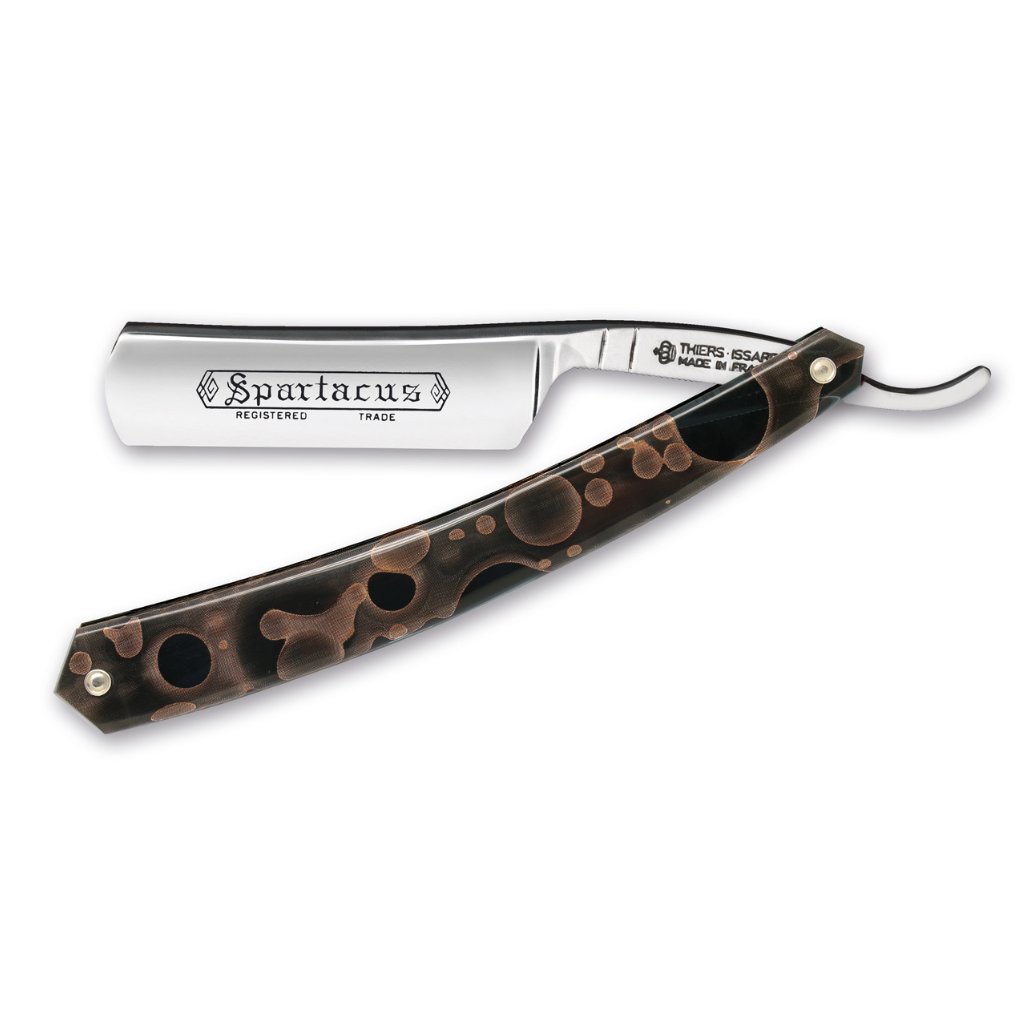 Thiers Issard 'Spartacus' Straight Razor 6/8" Composite Carbon Steel.