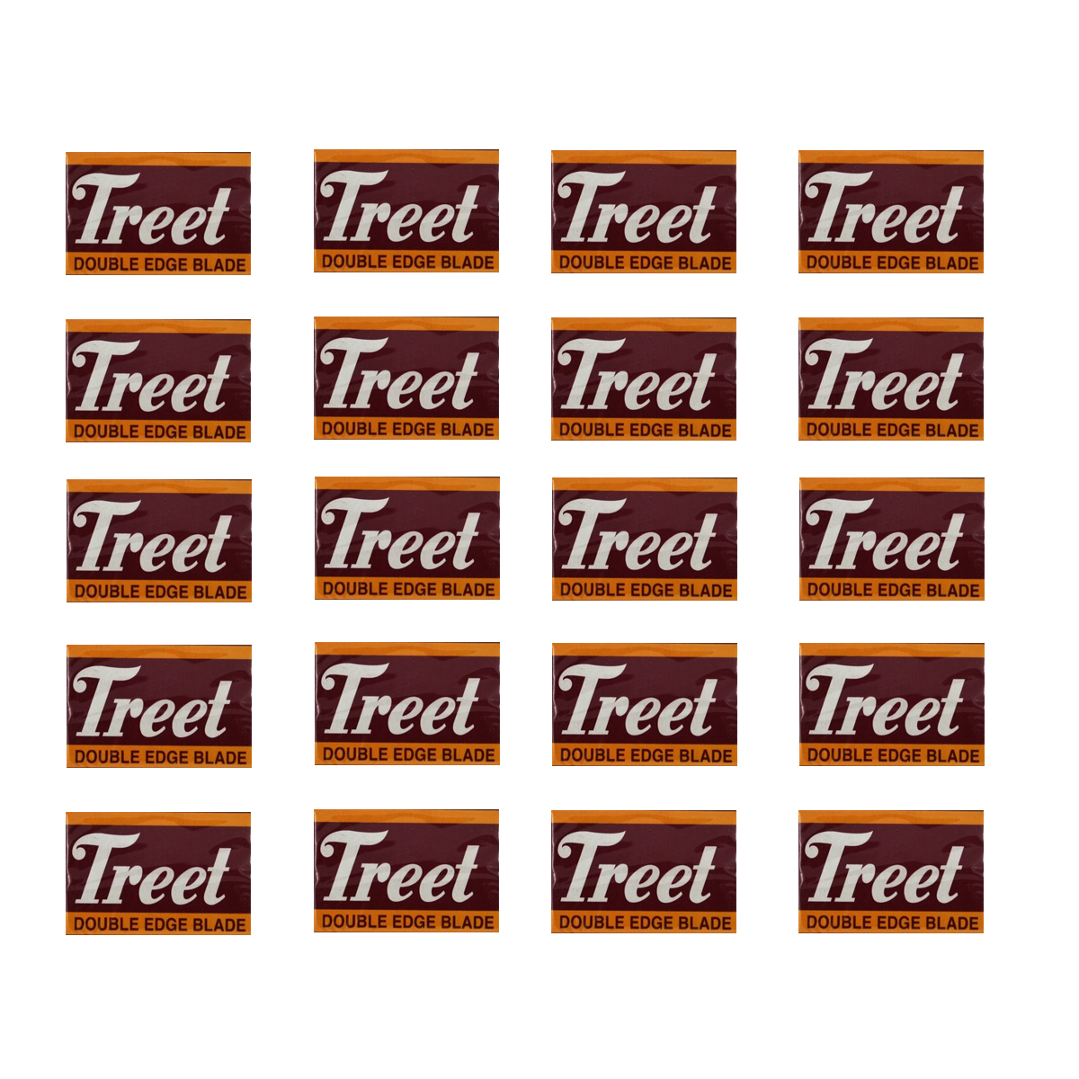 Treet Carbon Steel Safety Razor Blades ( 200 Pack).