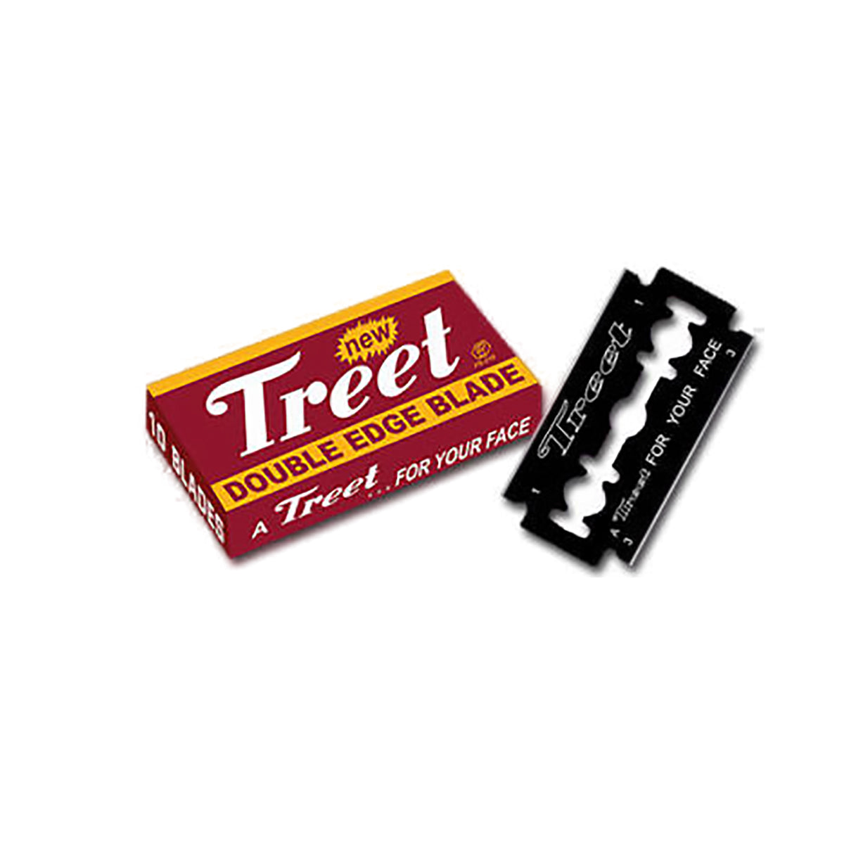 Treet Razor Golden Treet Carbon Steel Safety Razor Blades (10 Pack) – I Wet Shave